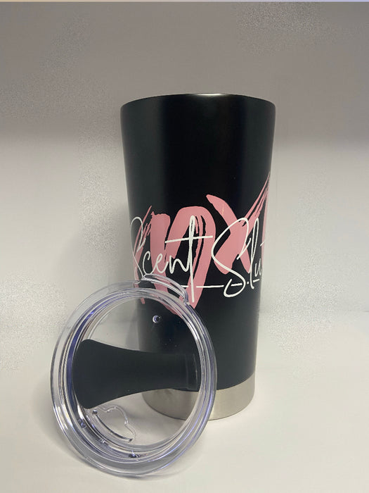 Black Tumbler & Sticker